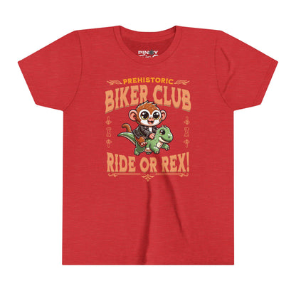 Prehistoric Biker Club Youth Tee