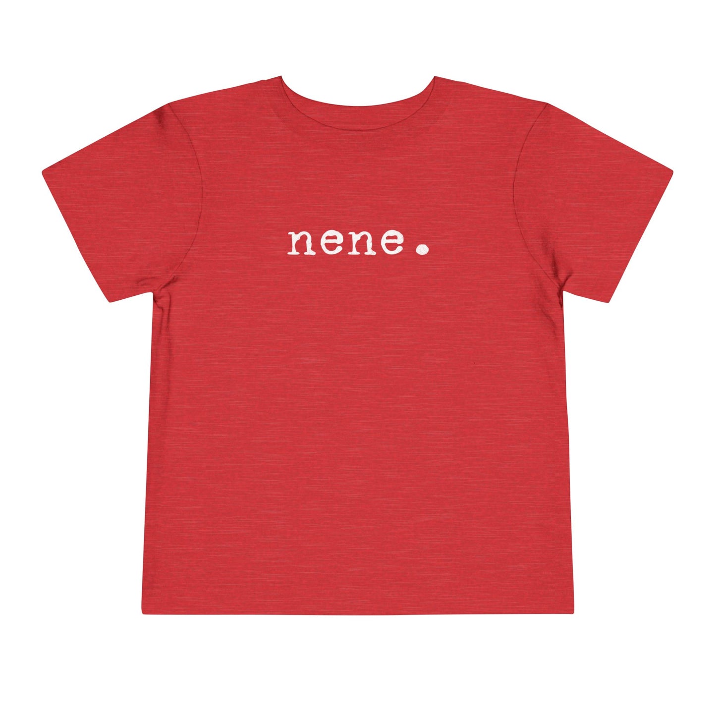 Nene Typewriter Text Toddler Tee