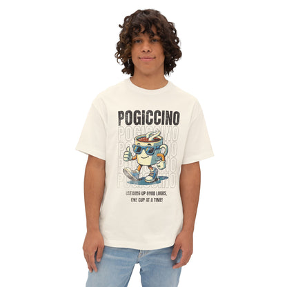 Pogi Cappuccino Vintage Style Streetwear Tee