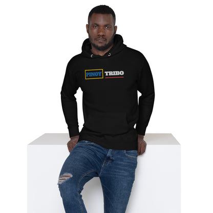 Logo Embroidered Hoodie | Black