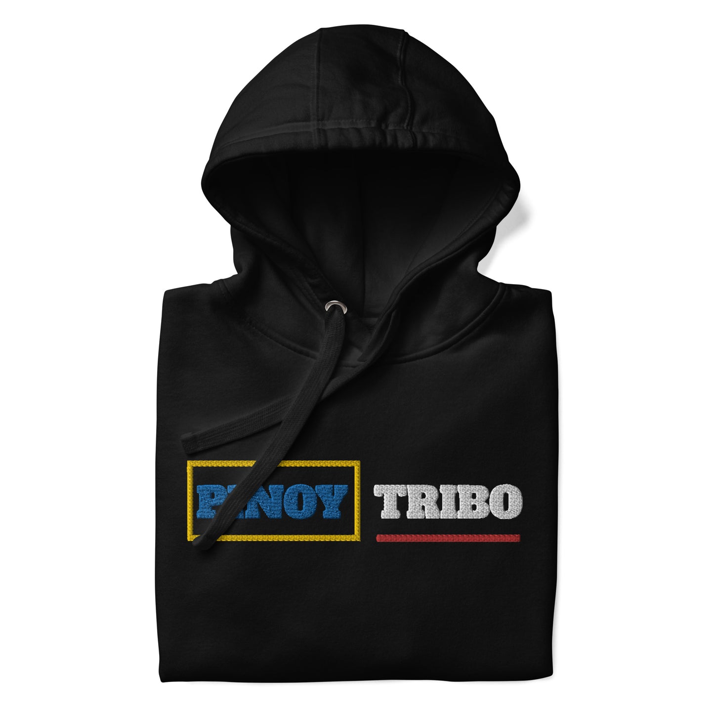 Logo Embroidered Hoodie | Black