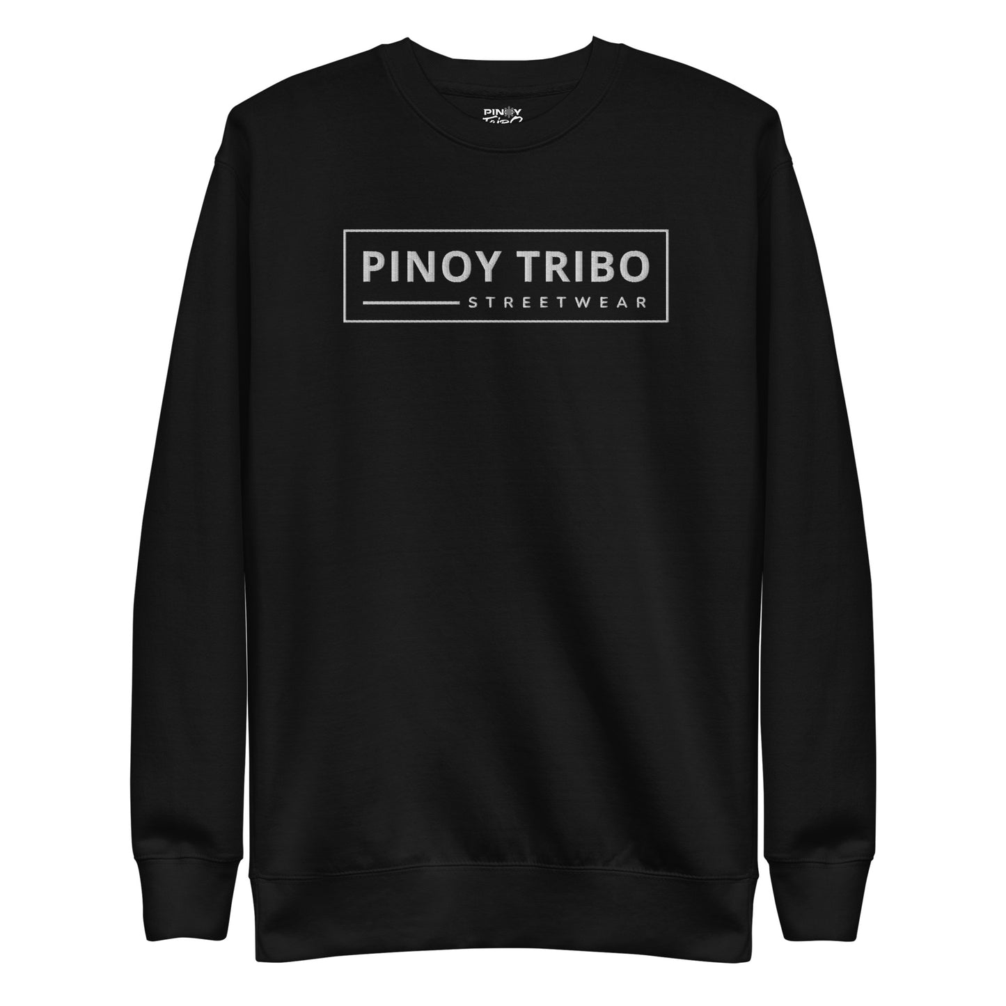 Logo Premium Embroidered Sweatshirt | Black